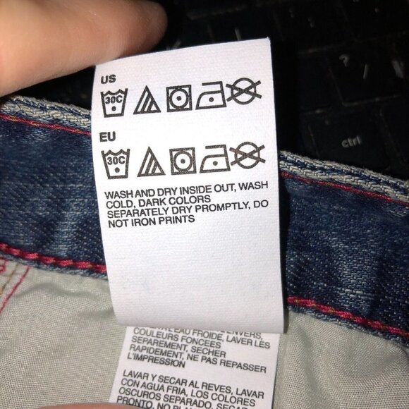 New Tommy Hilfiger Freedom Womens Size 12 Blue Low Rise Boot Cut Leg Denim Jeans - Picture 14 of 14